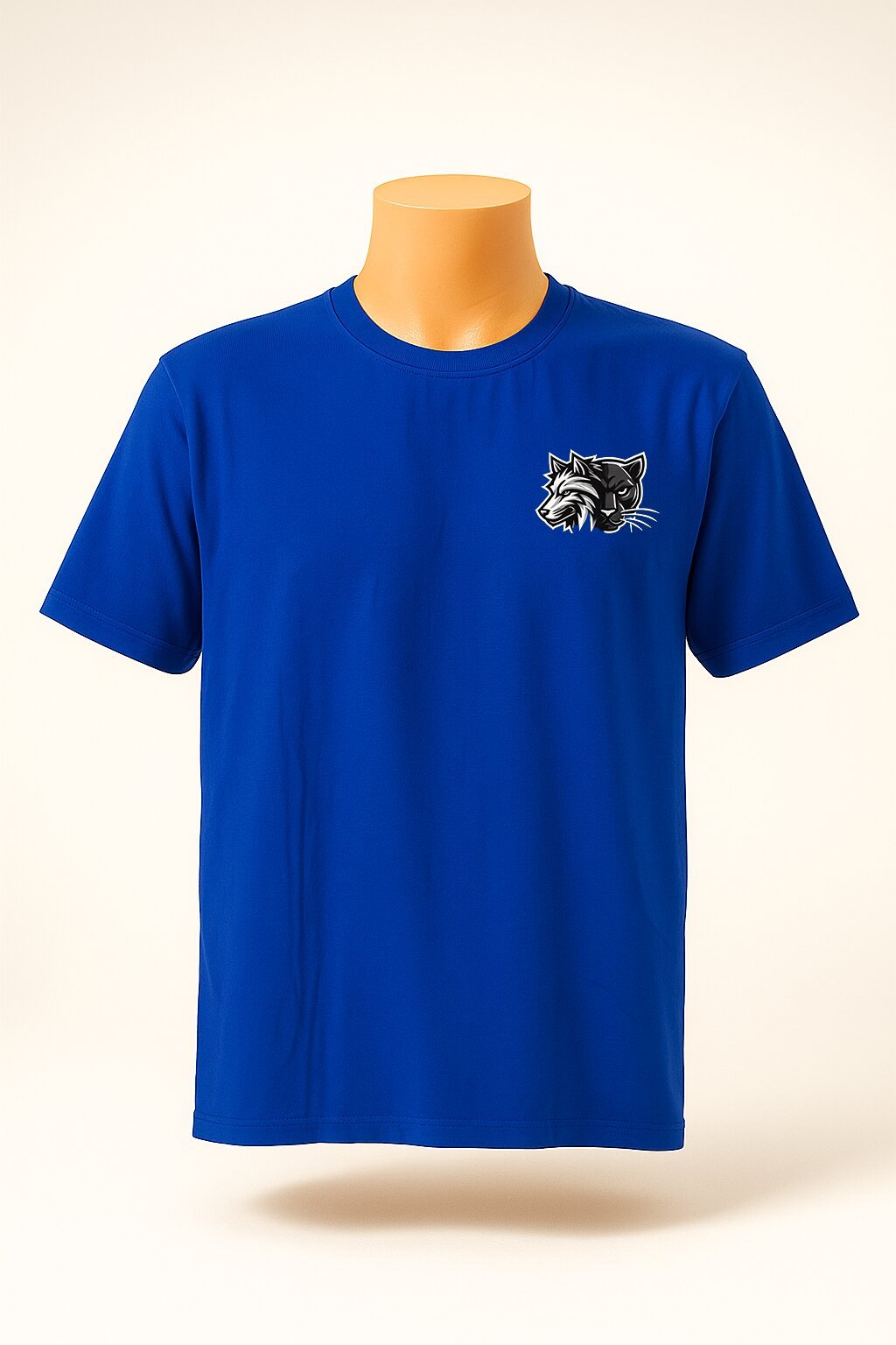Chest Logo Printed T-shirt – Royal Blue